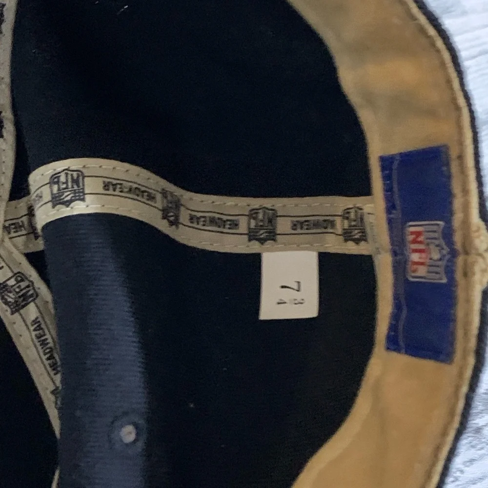 Indianapolis Colts Stitched Black and Tan Cap